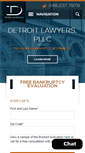 Mobile Screenshot of detroitlawyers.com
