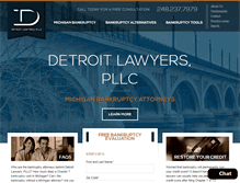 Tablet Screenshot of detroitlawyers.com